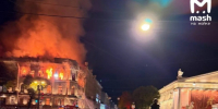 Особняк Миллера полыхает в центре Петербурга - 47Channel.Ru