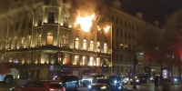 Из-за пожара на Исаакиевской площади образовалась огромная пробка - tvspb.ru - ТК Санкт-Петербург