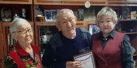 С 80-летним юбилеем жителя Боханского района Алексея Андреевича Багайникова - Министерство социального развития