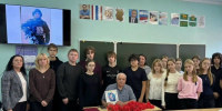В Знаменской школе прошел урок мужества «Герои живут среди нас». - Знаменский район