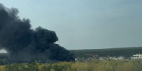 Чёрный дым поднялся над Новосибирском - Gorsite.Ru