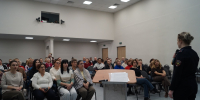 В Ленинском г.о. сотрудница полиции провела для родителей старшеклассников акцию «Будь в форме» - Газета Видновские Вести