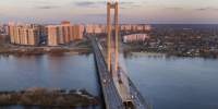 В Киеве перекрыли три моста через Днепр - M24.Ru