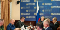 Юрий Чайка провел заседание координационного совещания по вопросам безопасности, противодействия коррупции и обеспечения правопорядка в СКФО - Республика Ингушетия