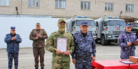 В Карачаево-Черкесии поздравили сотрудников ОМОН с профессиональным праздником - Росгвардия