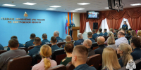 Торжественное собрание, посвященное 94-летию гражданской обороны - МЧС