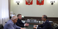 Председатель ЗСК провел рабочую встречу с вице-губернатором Сергеем Лагутиным - Газета Кубань Сегодня