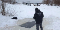 Прорубь, в которой нашли погибшего | Источник: СУ СК РФ по Архангельской области и НАО - 29.Ru