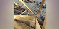 деревянная лестница на стройке - ИА Nord-News.Ru
