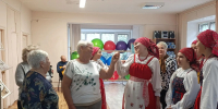 В комплексном центре Ленинского района встретили День пожилого человека с русским народным колоритом - Министерство труда, социальной защиты и демографии