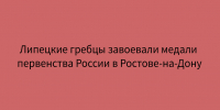 В Ростове‑на‑Дону прошло первенство России — липецкие гребцы вернулись с медалями - Народное слово