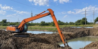 Под Астраханью на ерике Ножовский строят полезное водопропускное сооружение - Bloknot-Astrakhan.Ru