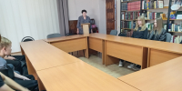 9 «А» класс в библиотеке - Духовницкий район