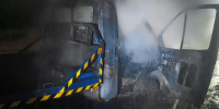 На трассе М-1 в Смоленской области загорелся эвакуатор с автомобилем - SmolDaily.Ru
