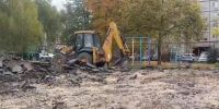 Во Владимире на Куйбышева возводят спортивную площадку - Телеканал Вариант