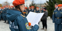 В Тетюшах первокурсники колледжа гражданской защиты приняли торжественную присягу - Тетюшский район