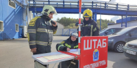 В Подольске прошли пожарно-тактические учения на базе складского комплекса - ГУ МЧС МО