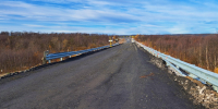 В Териберке продолжается ремонт моста - Мурманский вестник