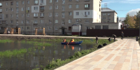 Пруд на Московской: городские службы очищают от мусора водоем и береговую линию - Муром24.РФ