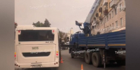 Днем 2 октября автобус попал в ДТП у Воронежского цирка - РИА Воронеж
