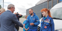 Шапша передал в региональный центр скорой помощи ещё три автомобиля - Знамя