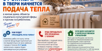 Утвержден график подачи тепла в жилые дома в 2026 году - Tver24.Com