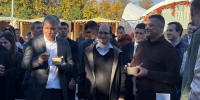 Михаил Ведерников продегустировал монастырскую продукцию на фестивале «Архондарик» - Pln-Pskov.Ru
