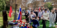 В Ладушкине сотрудники СУ СК России по Калининградской области приняли участие в церемонии перезахоронения останков красноармейцев - Следственный комитет