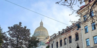 Пожар в особняке Миллера в центре Петербурга ликвидирован - ТК Санкт-Петербург
