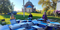 В Вознесенском благочинии приступили к кровельным работам на куполе руинированного храма в селе Княжево - Выксунская епархия