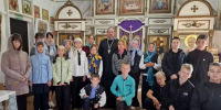 Менщиковские школьники посетили храм Матроны Московской в селе Садовое - Епархия