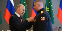 Государственную награду  росгвардейцу вручил Глава Адыгеи - Росгвардия
