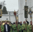 Крестный ход прошел вокруг Кафедрального собора - Пламя Труда