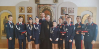 Память, ставшая опорой: кадеты Самарского казачьего кадетского корпуса на выставке «Луганцы. Двенадцать лет войны» - Портал Все мы - Россия!