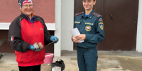 Профилактический обход в частном секторе города Лодейное Поле - ГУ МЧС ЛО