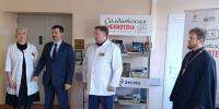 Открытие «Солдатской библиотеки» в Московском областном госпитале ветеранов войн д.Жилино - Солнечногорское Благочиние