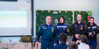 В гимназии №9 Химок провели урок пожарной грамотности - РТВ-Подмосковье