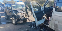 Иномарка столкнулась с рейсовым автобусом на трассе в Приморье - КП Владивосток