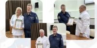 Заместитель руководителя Главного следственного управления Александр Зюбанов поздравил коллектив краевого госпиталя для ветеранов войн с 80-летним юбилеем - Следственный комитет