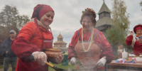 Гости праздника в Ялуторовске угостились капустными пельменями и порубили кочаны - ИА Тюменская линия