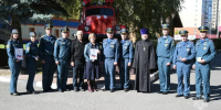 Торжественное построение ко Дню гражданской обороны прошло в Брянске - Пламя Труда