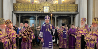 Епископ Вениамин возглавил служение Всенощного бдения накануне Недели 18-й по Пятидесятнице - Свято-Троицкая Александро-Невская Лавра