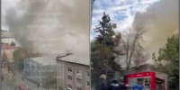 В центре Саратова горит расселенный дом - ИА Взгляд-инфо