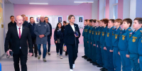 В Лабытнанги огнеборцы отработали тушение условного пожара в деревянном жилом доме - МЧС