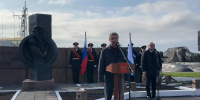В Кронштадте прошла торжественная церемония в честь 40-летия мемориала легендарному экипажу С-13 - Spbdnevnik.ru