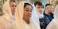 Епископ Гедеон возглавил Божественную литургию в Успенском храме Выксунского Иверского женского монастыря - Выксунская епархия