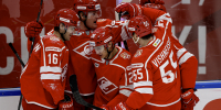 «Спартак» не удержал победу в игре с «Барысом» (3:4 Б) - ХК Спартак Москва