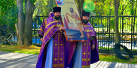 В Никольском соборе Нижнего Новгорода торжественно встретили новую икону блаженного Василия Московского - Нижегородская епархия