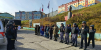 На Чукотке отработали действия по пресечению теракта на объекте морского транспорта - МЧС Чукотского АО