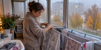 Где сушить бельё осенью, чтобы квартира не пропахла сыростью: этот способ должна знать каждая хозяйка - ProGorod.Ru